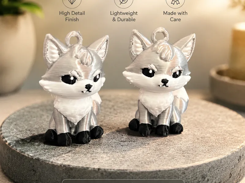 Wolf Keychain
