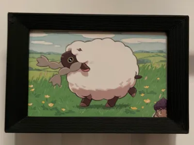Trading Card Art Work Magnetic Frame