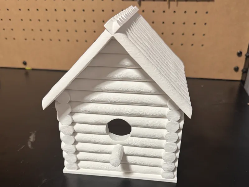 Log Cabin Birdhouse