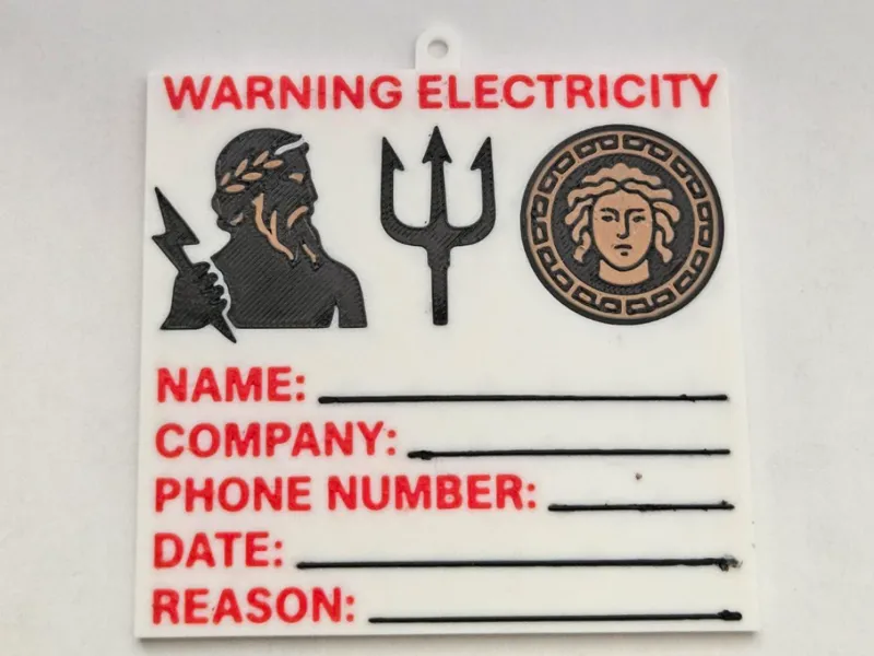 Lockout/Tagout Safety Tag