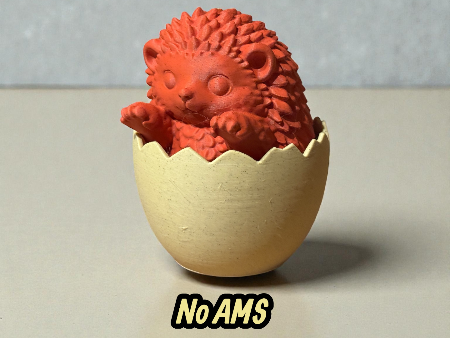 Peeking Hedgehog in Cracked Egg