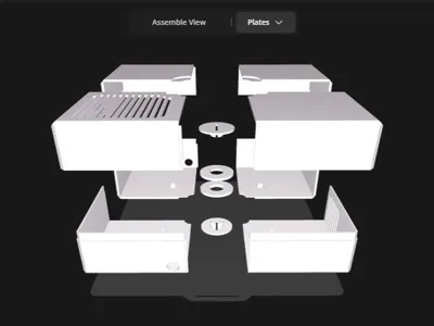 Customizable Case for Laptop Motherboard