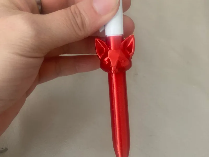 Stylo 4 couleurs renard