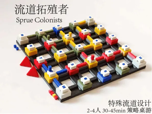 套卡桌游·流道拓殖者