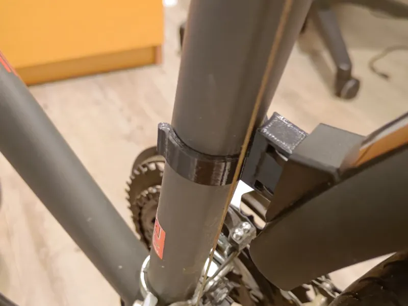 Mudguard Clip zip tied