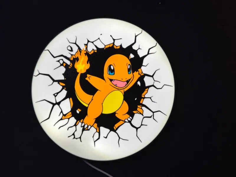 Charmander Lightbox Sign