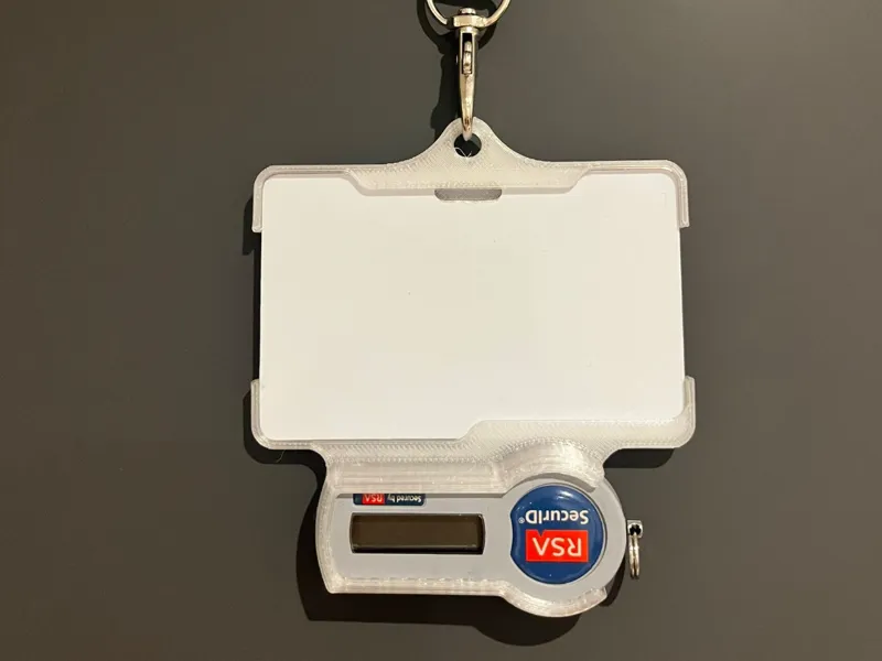 ID Badge and RSA 2FA Token Holder