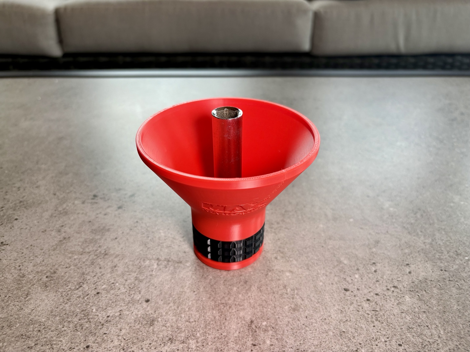3/8" Oil Drain Plug Removal Handle and Funnel - 1