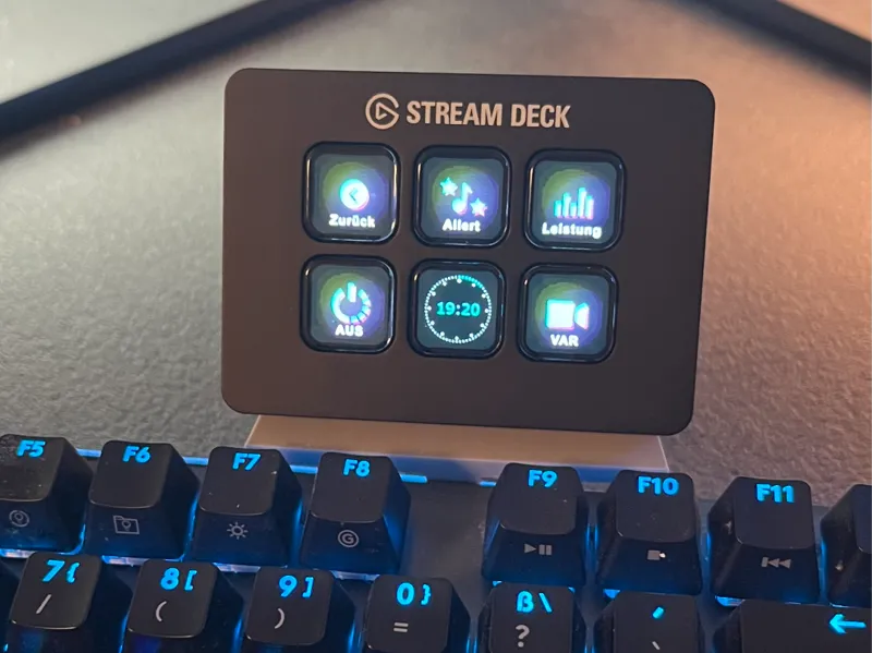 Elgato Stream Deck Mini Halter für Logitech G512