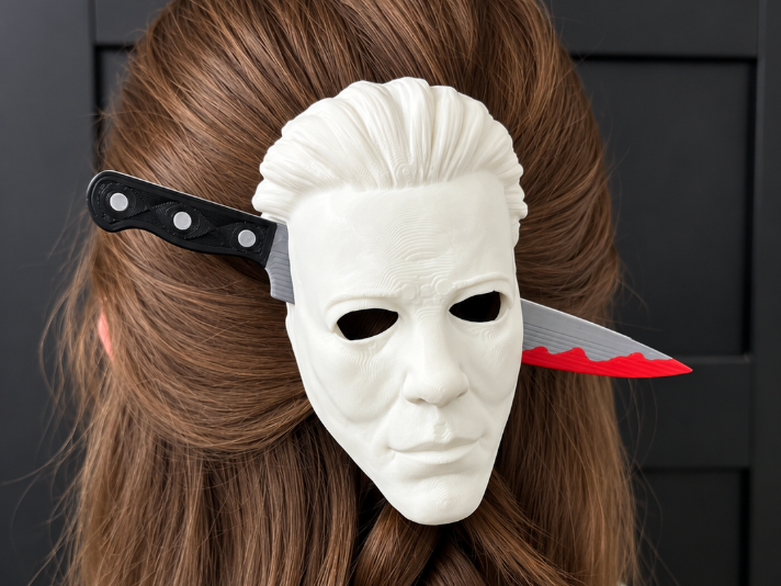 Michael Myers Hair Clip | Michael Myers Hair Pin - 1