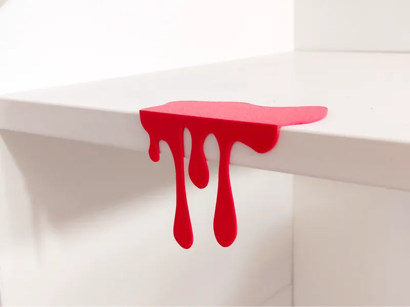dripping blood decoration
