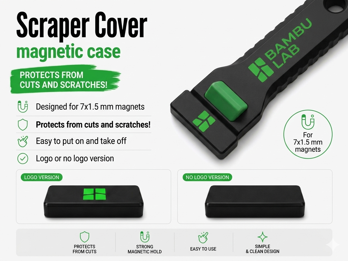 Scraper Cover magnetic case
