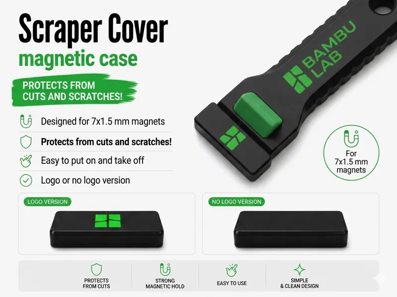 Scraper Cover magnetic case