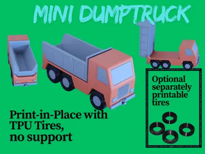 Mini Dumptruck Print-in-Place