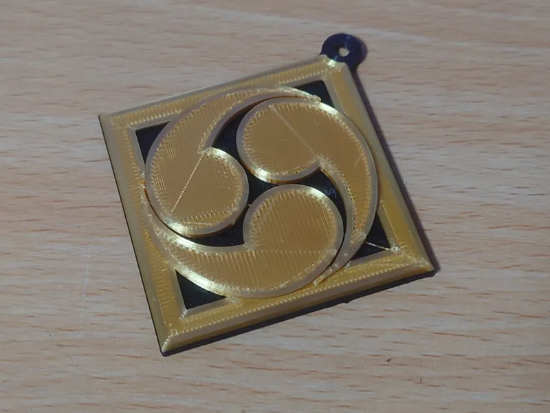Kamon Charm (MitsuDomoe)