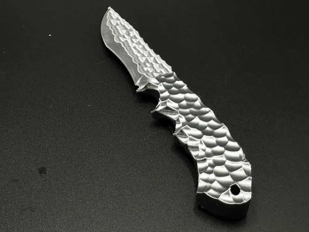 Hammer-Textured Dagger - Free 3D Print Model - MakerWorld