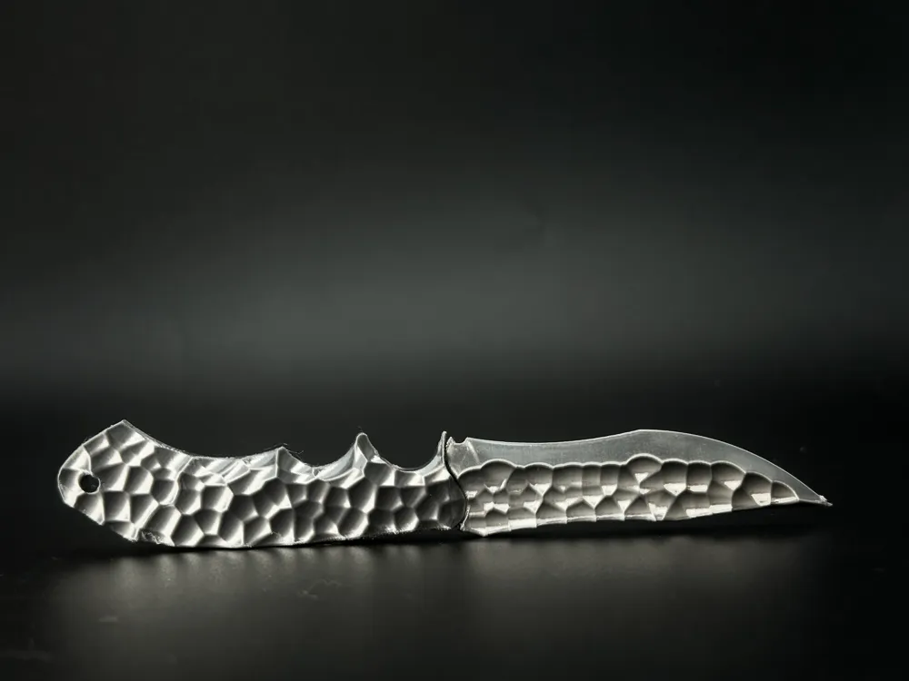 Hammer-Textured Dagger - Free 3D Print Model - MakerWorld