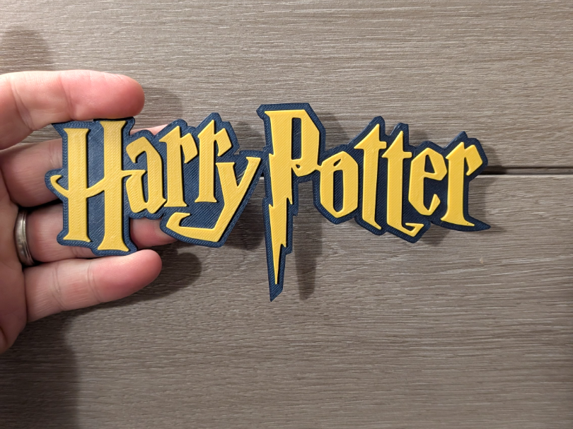 Harry Potter logo sign plaque 2-sizes