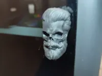 Poignée de porte crâne barbu — photo 1
