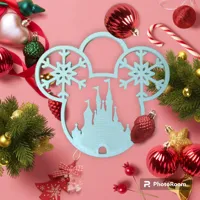 Décoration de Noël château Cendrillon — photo 3
