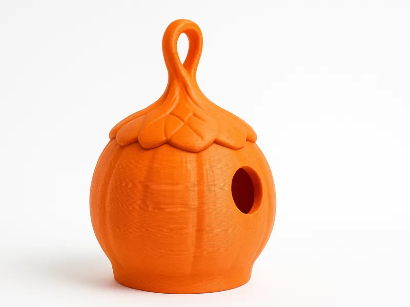 Pumpkin Style Birdhouse