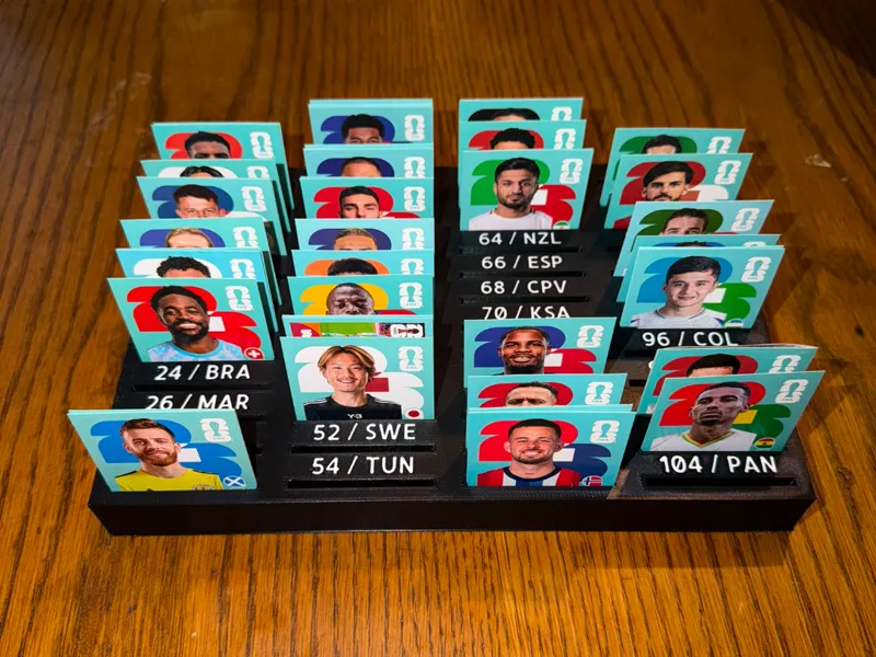 Sortierhilfe Panini WM2026