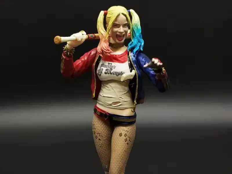 Harley Quinn 3d figourine Print model color 