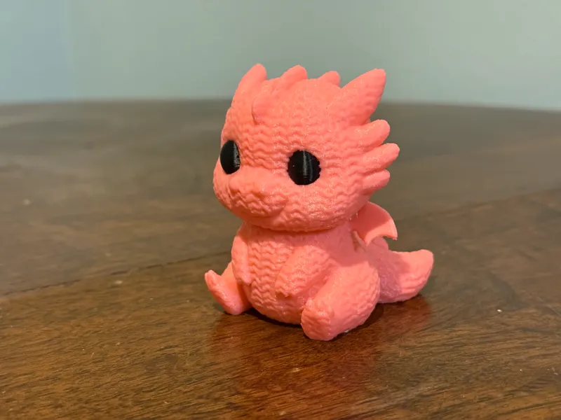 Knitted Dragon