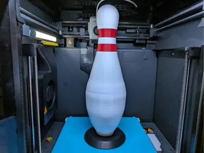 2-Piece Threaded Bowling Pin (Koozie & Storage)