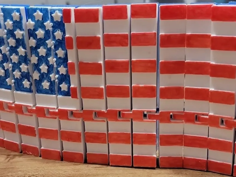 Articulating American Flag