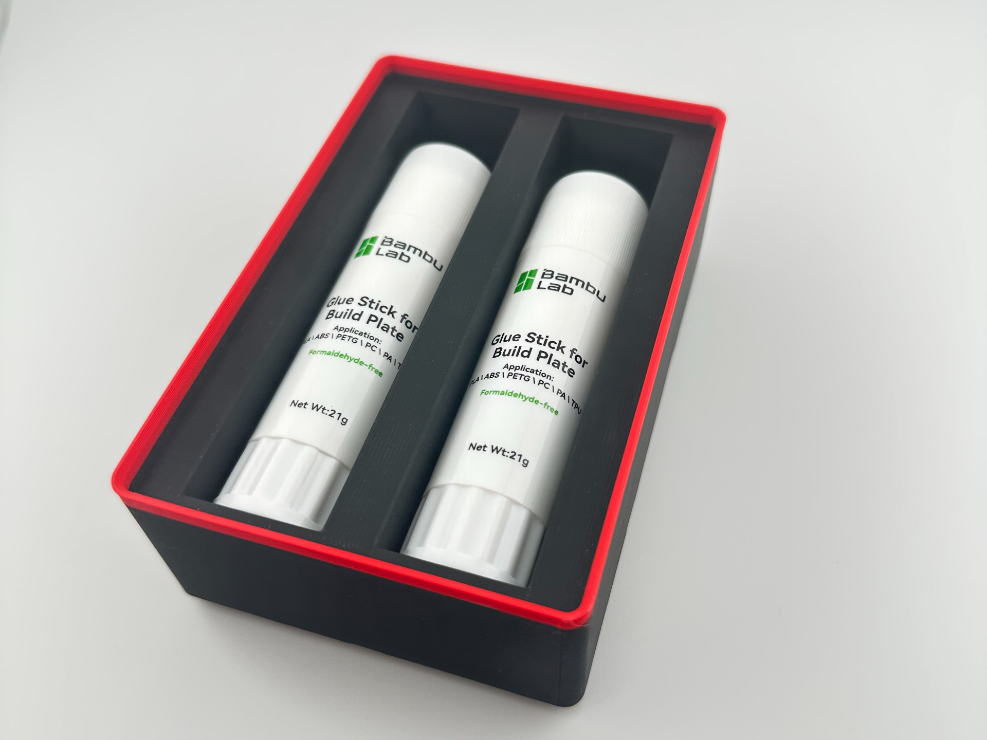Bambu Glue Stick Gridfinity Single + Double (SGS)
