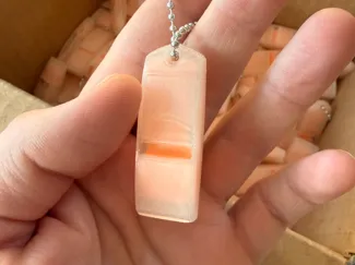 Extremely loud 2-color whistle
