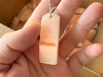 Extremely loud 2-color whistle
