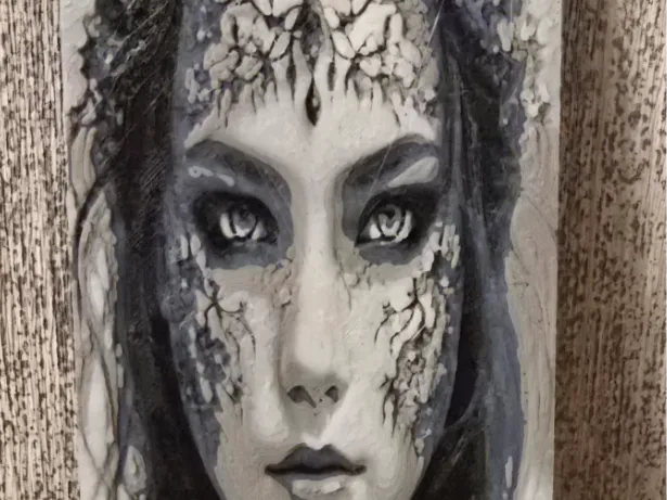 Mystical Woman Hueforge Bookmark