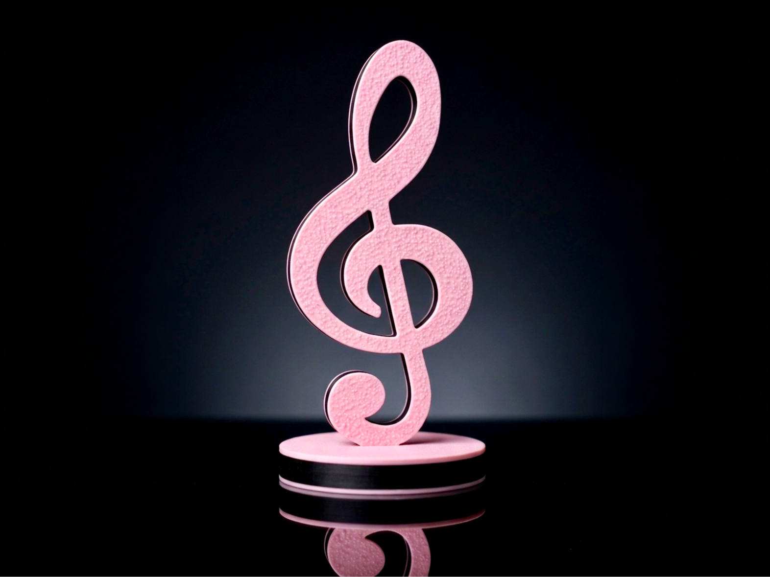 Elegant Treble Clef - Quick No-AMS Print