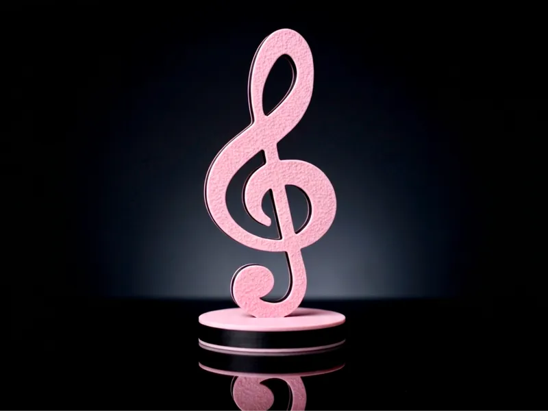 Elegant Treble Clef - Quick No-AMS Print