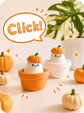 Objeto manipulable: Pumpkin Ghost Clicker — vista de referencia 2