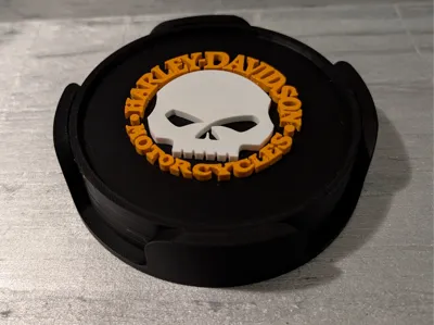 Harley Davidson Coaster Set