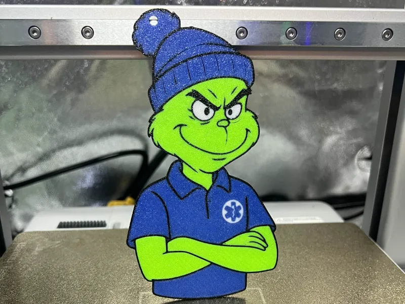 Paramedic Grinch Ornaments