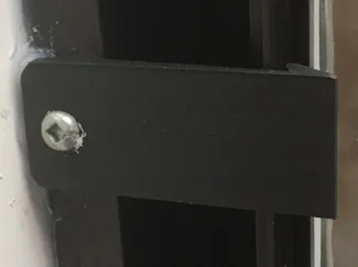 Shower door clip
