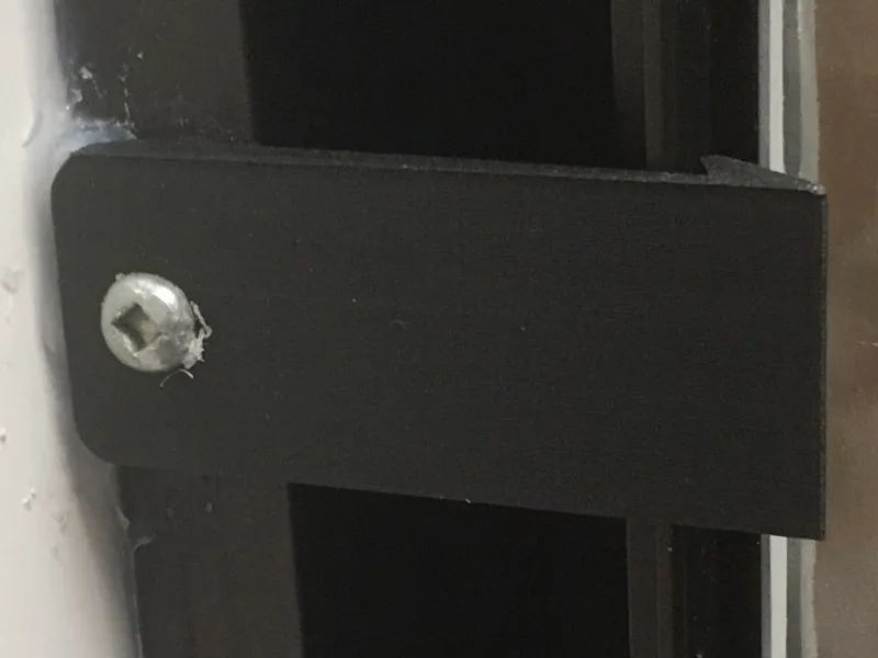 Shower door clip