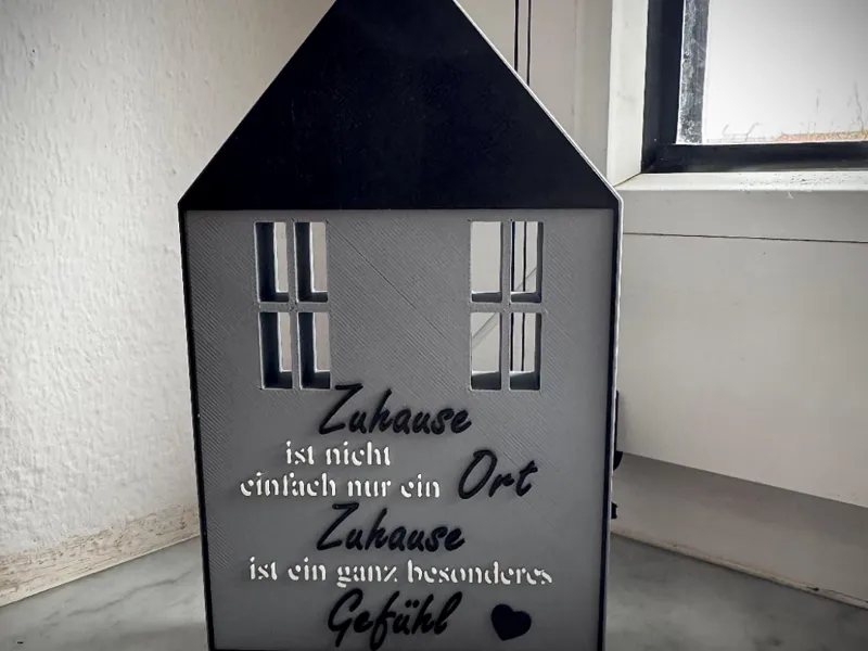 Zuhause Home Deko Aufsteller