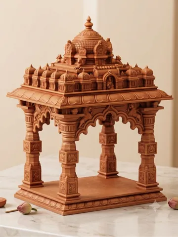 Figura decorativa: South Indian Divine Mandab — vista de referencia 2