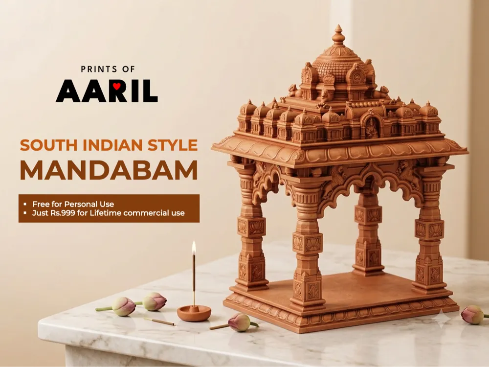 Figura decorativa: South Indian Divine Mandab. Referencia del modelo original.
