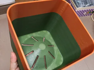 简易花盘,增加排水和透气