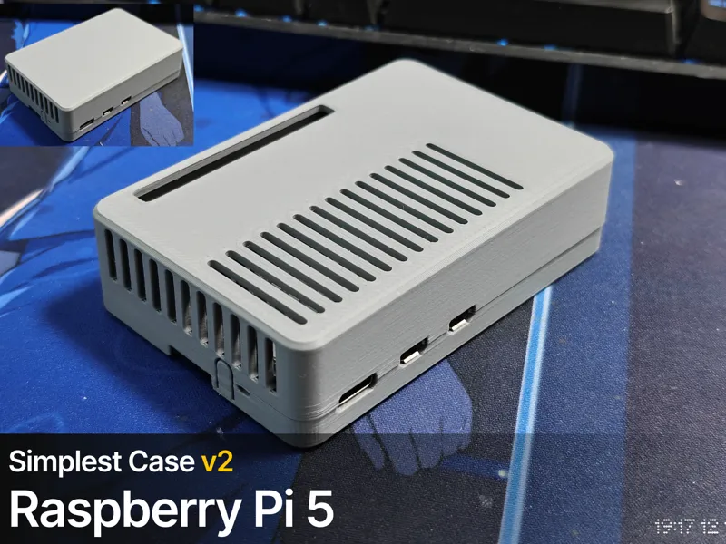 Simplest Raspberry Pi 5 Case v2