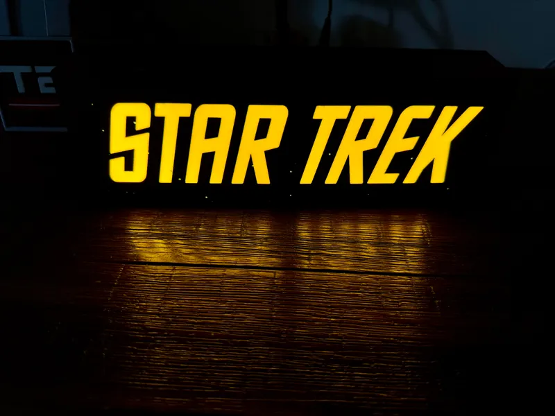 Star Trek: The original series Logo LED Light
