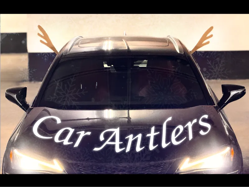 Car Reindeer Antlers for Christmas