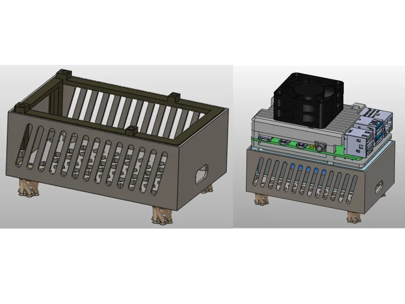 Raspberry Pi4B UPS CASE