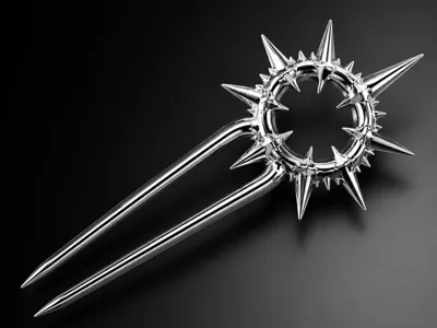Y2K Halo Hair Pin 
